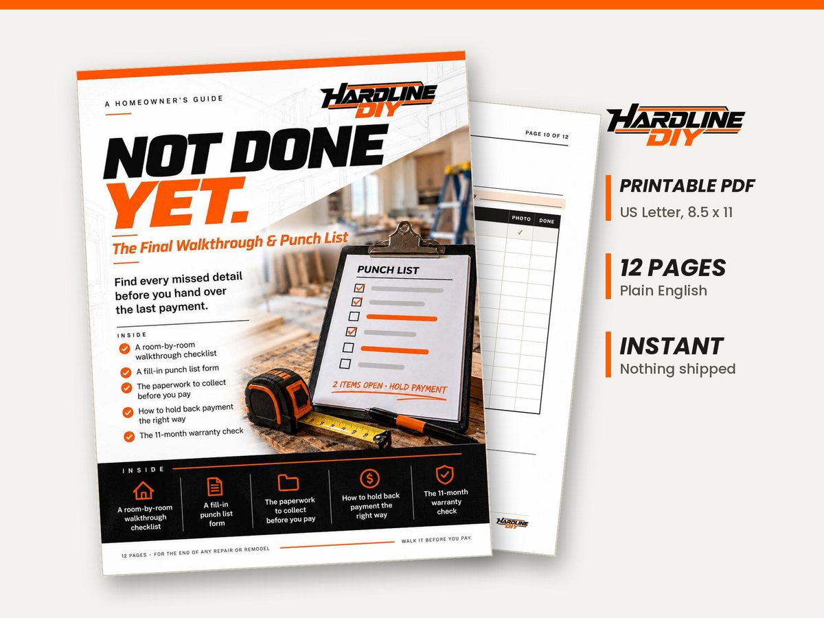 Not Done Yet by Hardline DIY